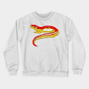 Red and Yellow Salamander Crewneck Sweatshirt